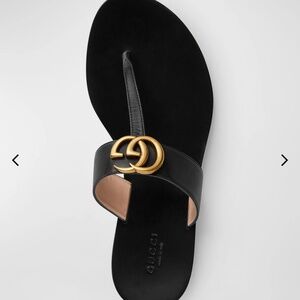 Flat Marmont Leather Thong